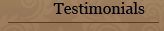 Testimonials